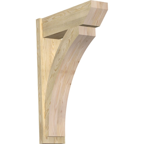 Ekena Millwork Thorton Slat Rough Sawn Outlooker, Douglas Fir, 8"W x 26"D x 38"H OUT08X26X38THR06RDF - main